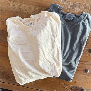 Comfort Colors men’s tee’s, large cotton